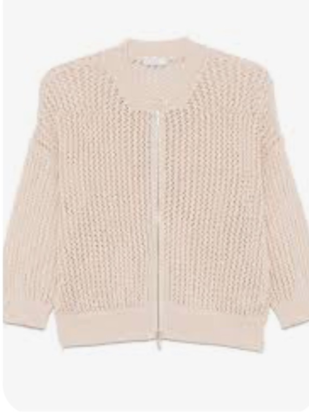 Peserico Sequin Open Kit Cardigan NWOT